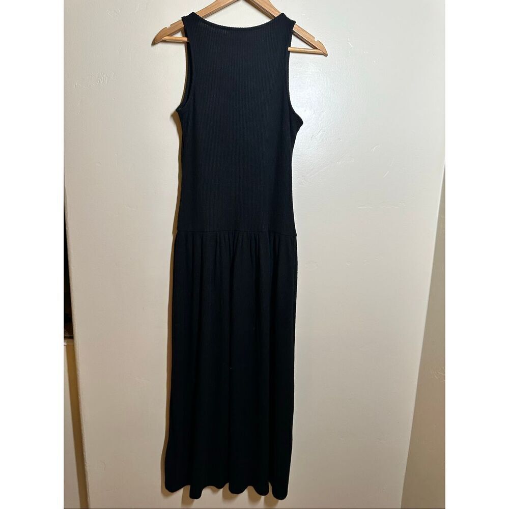 Universal Thread Black Ribbed Drop Waist Dress Size Small NWOT - Picture 5 of 5